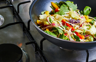 cabbage, zucchini and capsicum stir-fry recipe