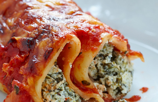 spinach and ricotta cannelloni recipe
